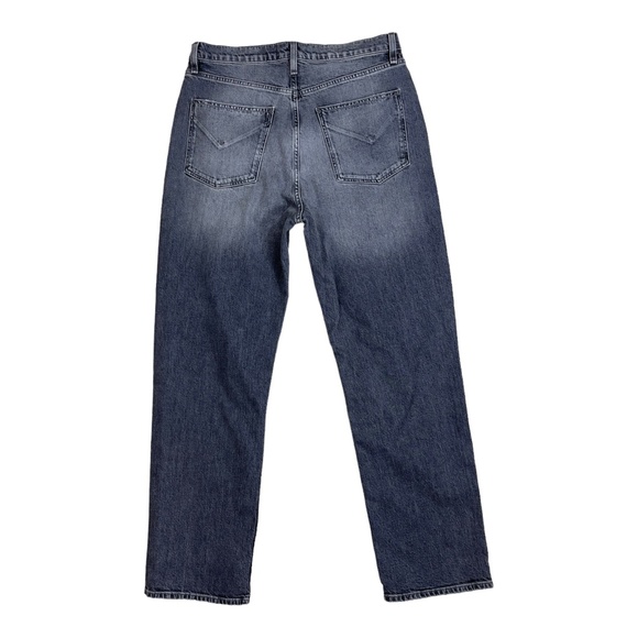 Hudson Los Angeles Jade Distressed Denim Jeans High-Rise Straight Loose Fit 31 - Picture 3 of 8